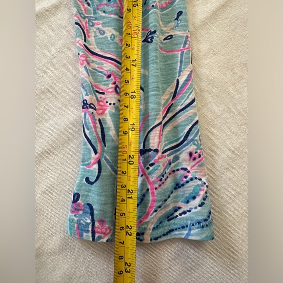 Lilly Pulitzer Etta Long Sleeve Bayside Blue Under The Moon - Picture 8 of 10